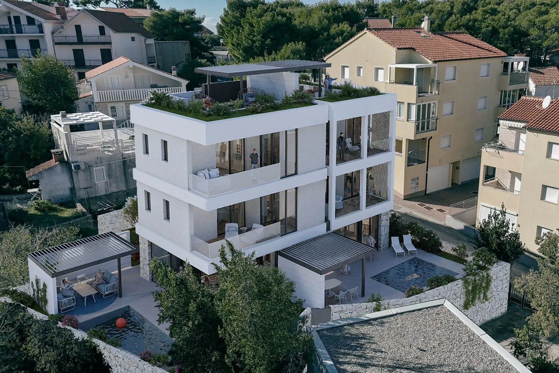 Project by the Sea in Rogoznica