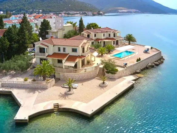 Two Beautiful Waterfront Villas, Radalj, Near Klek