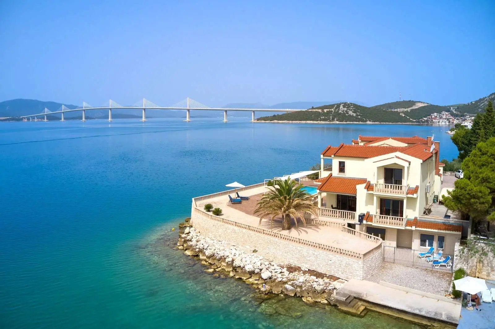 Two Beautiful Waterfront Villas, Radalj, Near Klek