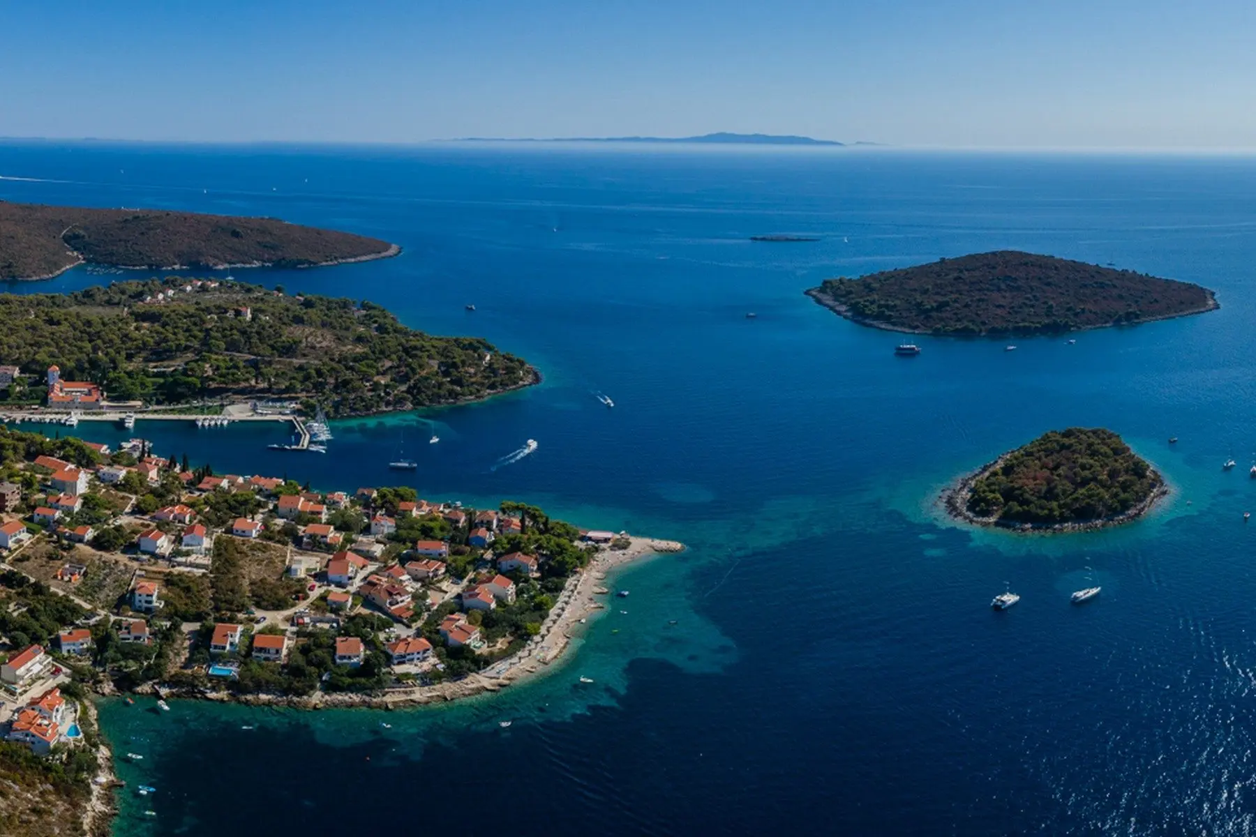 DJI_0014-Pano Building plot with permit on Šolta