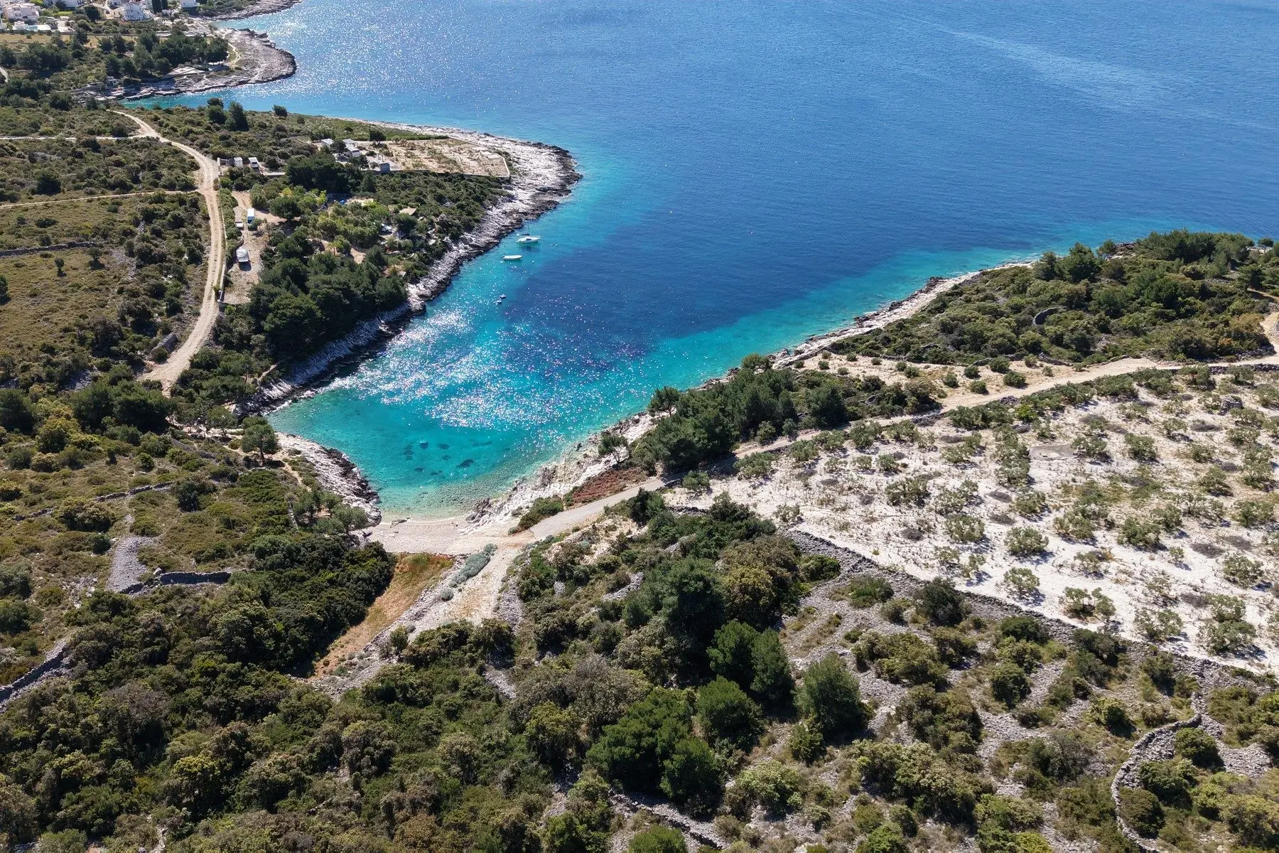 Exceptional seafront plot near Rogoznica