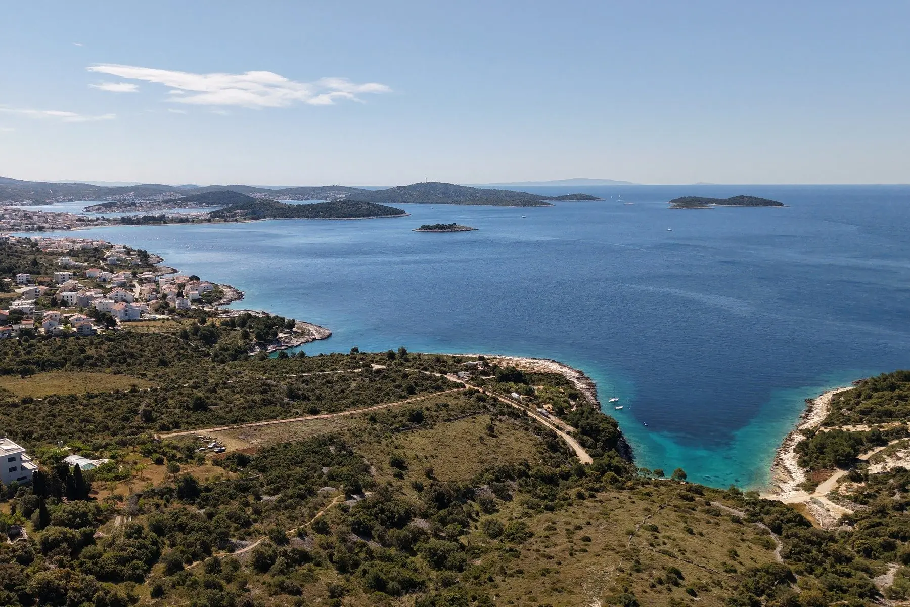 Exceptional seafront plot near Rogoznica