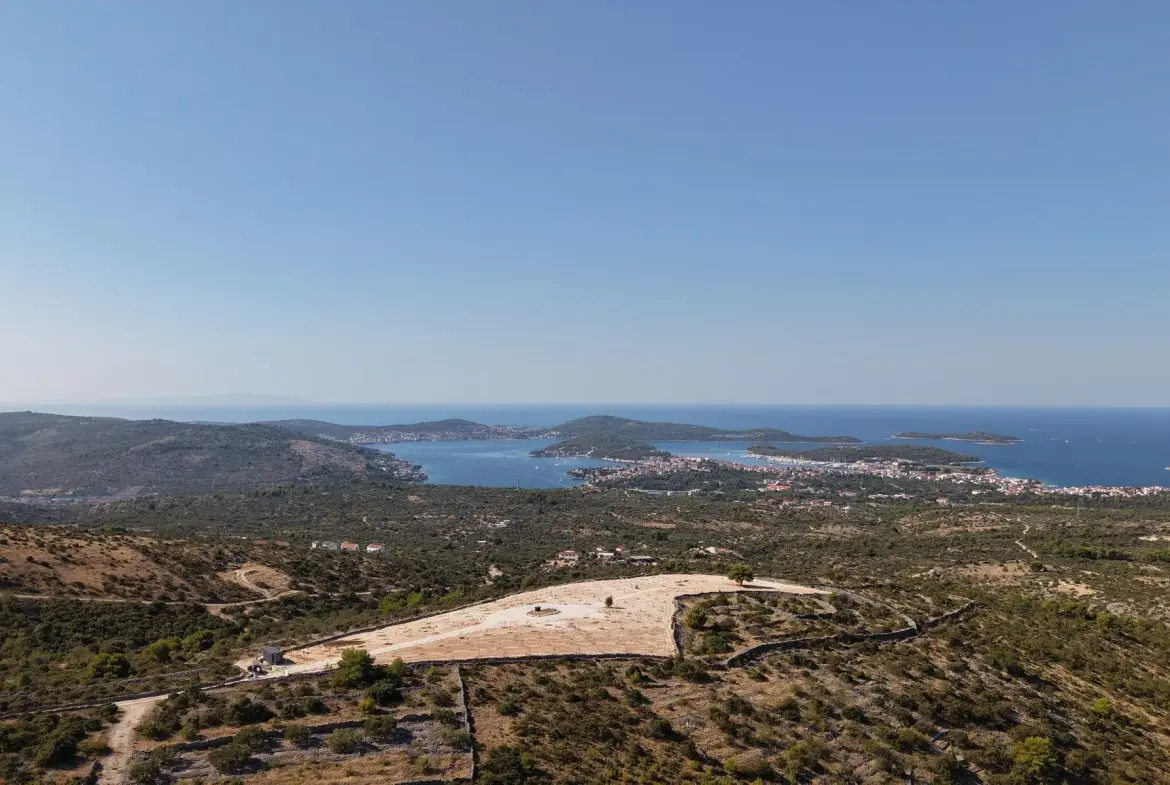 Olive grove with panoramic sea view
