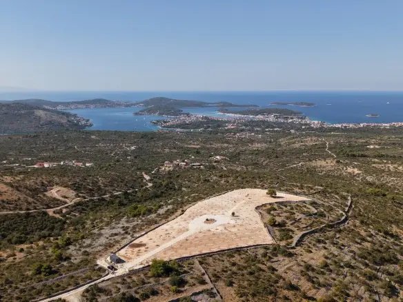 Olive grove with panoramic sea view