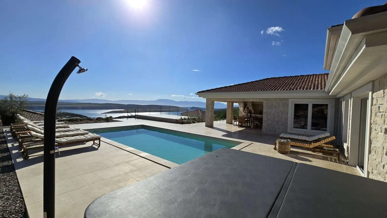 Luxury Stone Villa With Heated Pool, Jadranovo