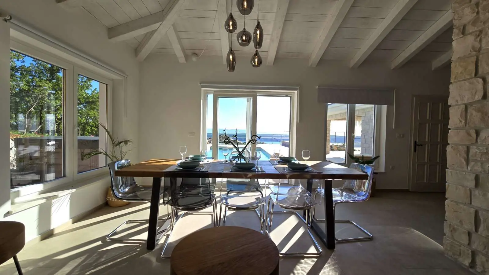 Luxury Stone Villa With Heated Pool, Jadranovo