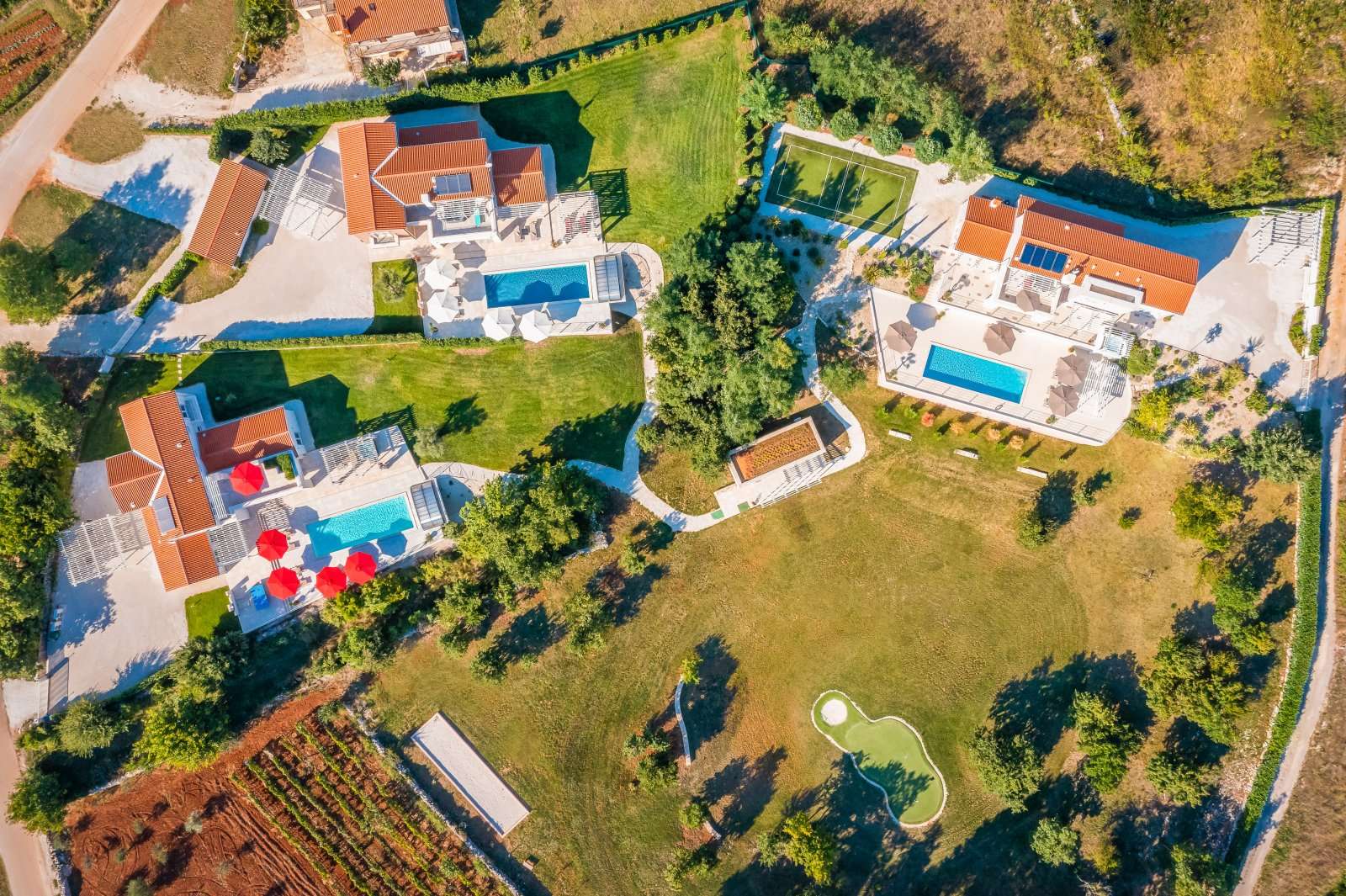 Complex Of Three Luxury Villas, Rezanci, Istria