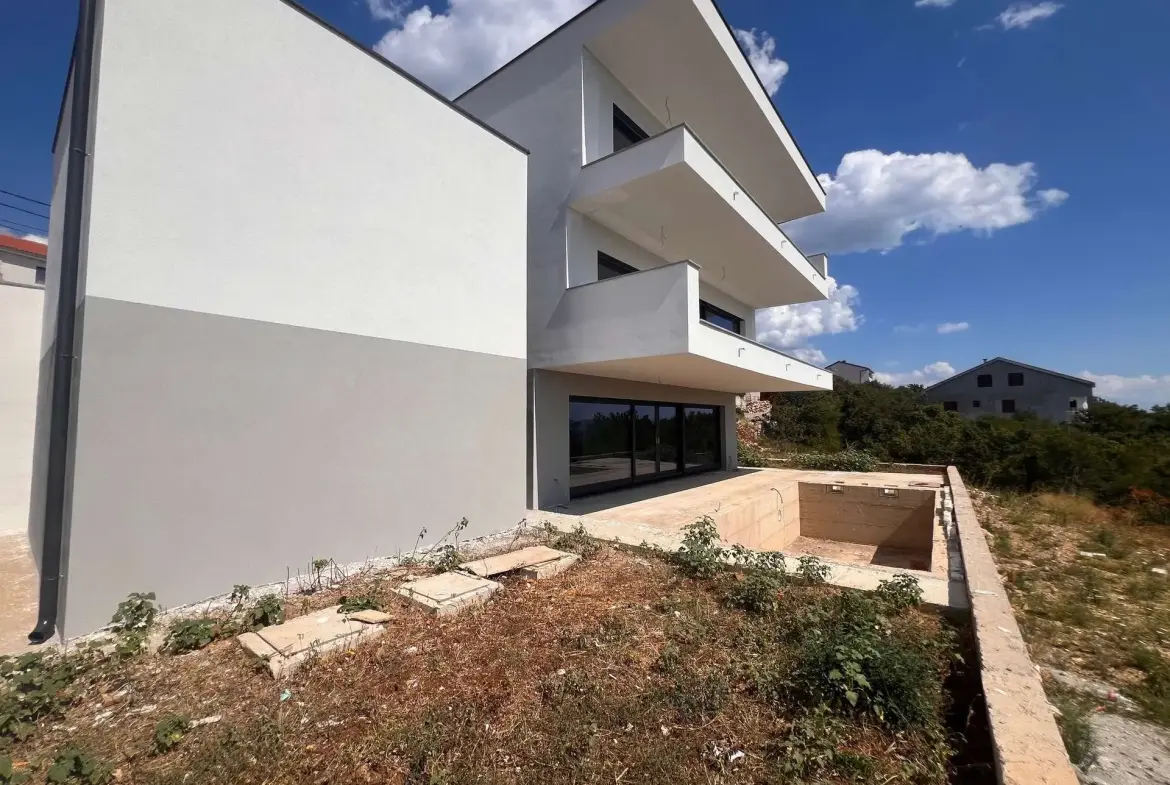 New Villa With a Sea View, Gornje Selo 30, Smrika
