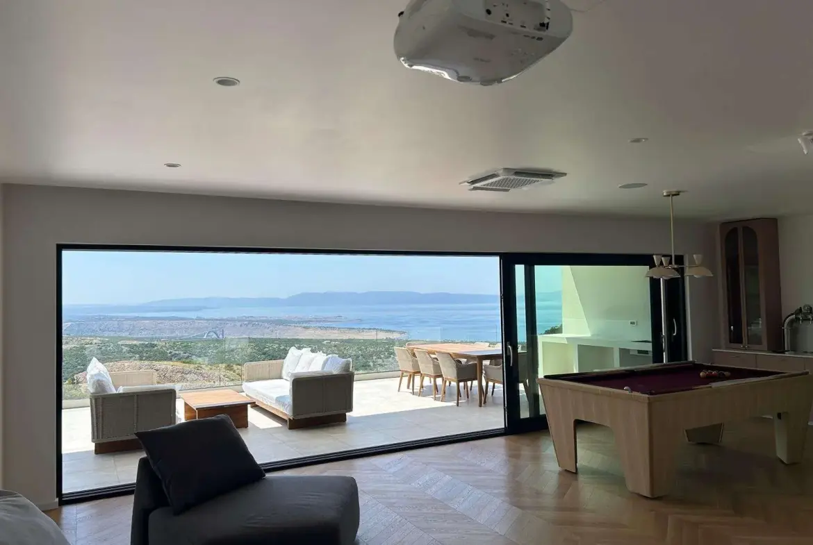 Modern VIlla With A Sea VIew and Swimming Pool, Hreljin