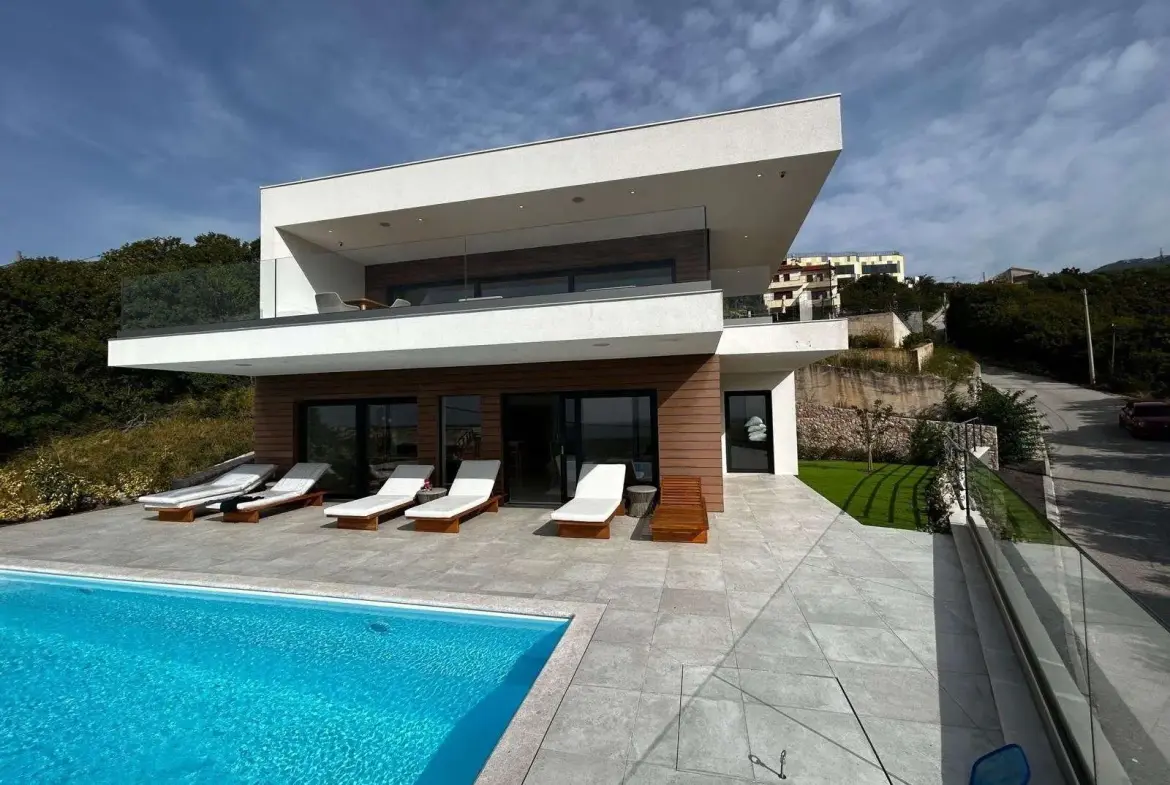 Modern VIlla With A Sea VIew and Swimming Pool, Hreljin