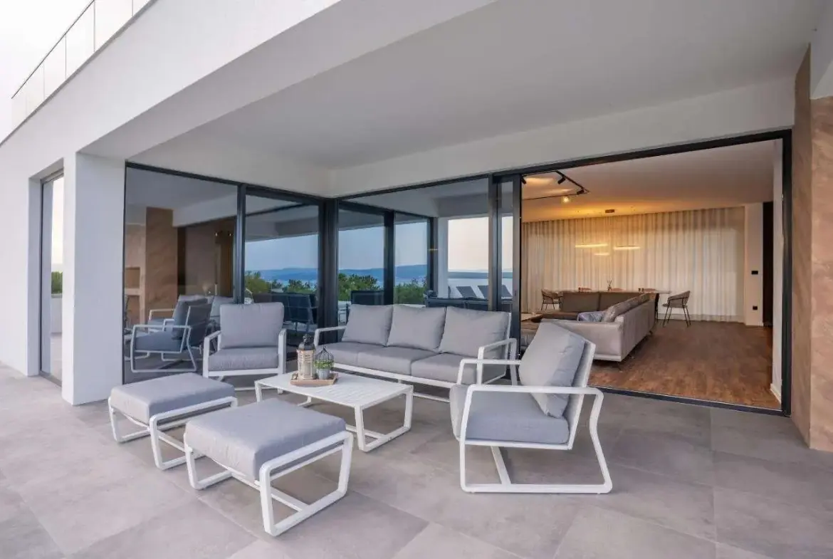 Modern Seaview Villa, Jadranovo