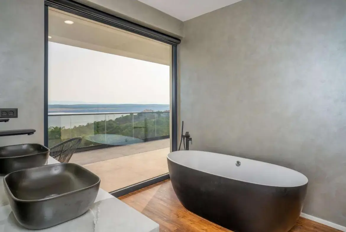 Modern Seaview Villa, Jadranovo