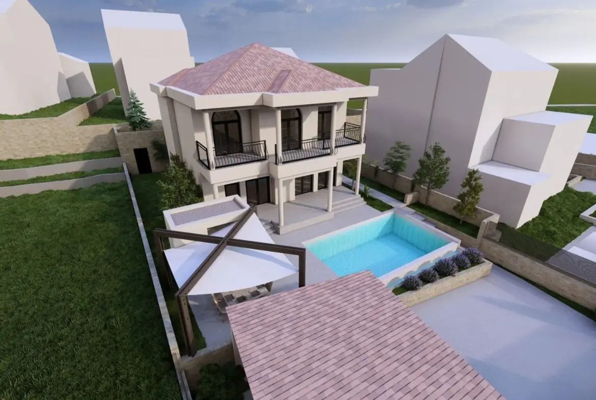 Building plot with permit on Brač
