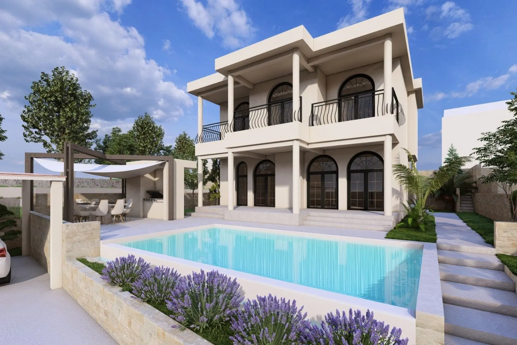 Building plot with permit on Brač