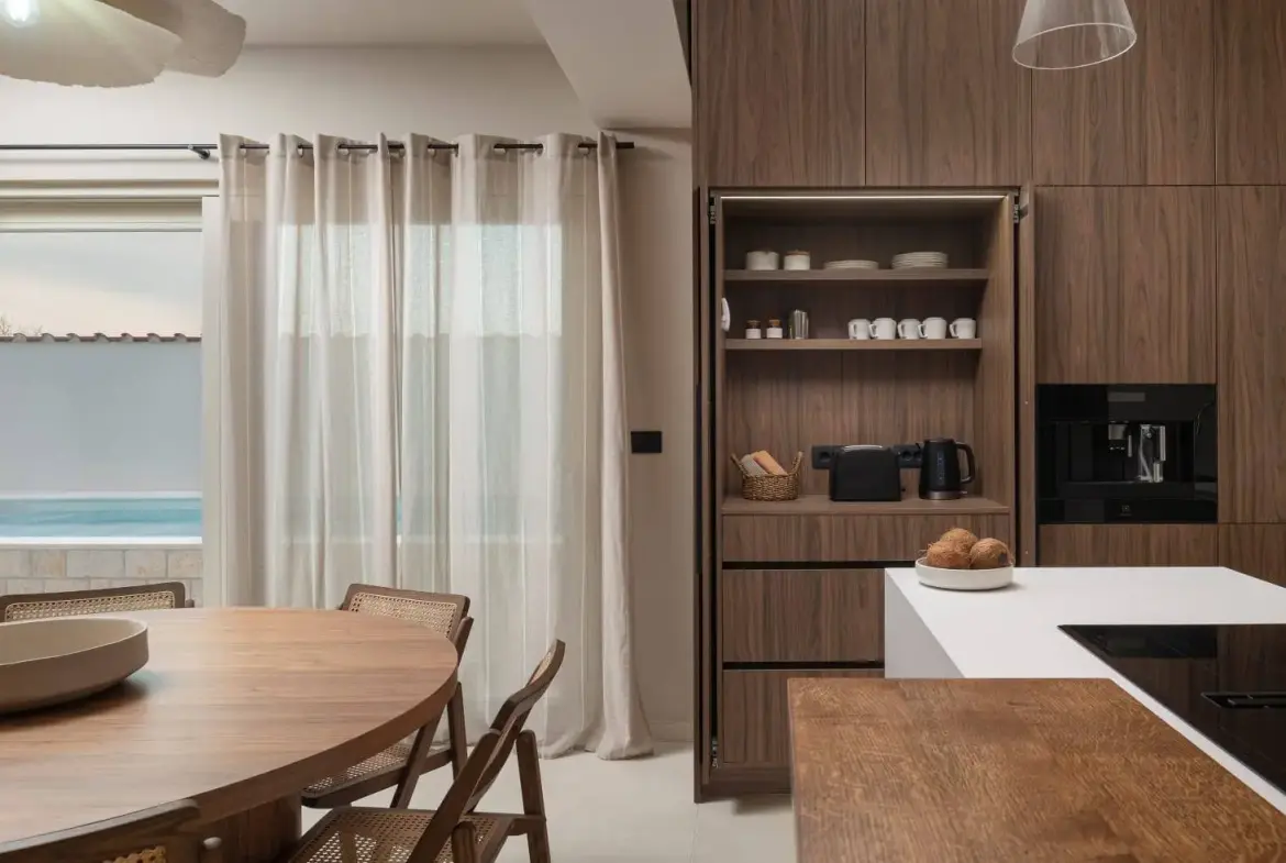 Discover Contemporary Luxury in Cultural and Historical Nin near Zadar—2024 Coastal Villa with Private Pool, Sauna, Terrace & Panoramic Ocean-Mountain Views