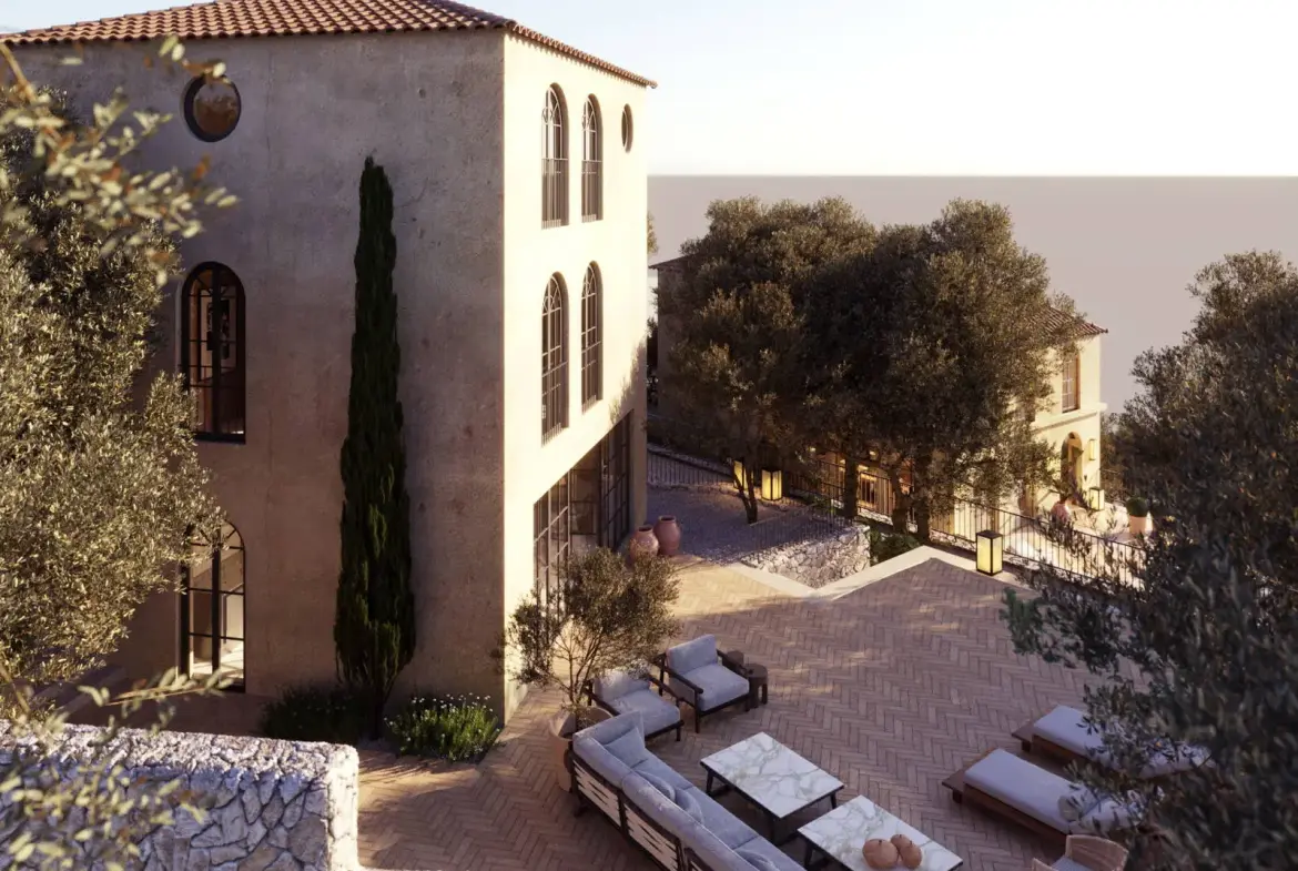 Mediterranean private retreat with exclusive wellness & guest house above Kvarner Bay