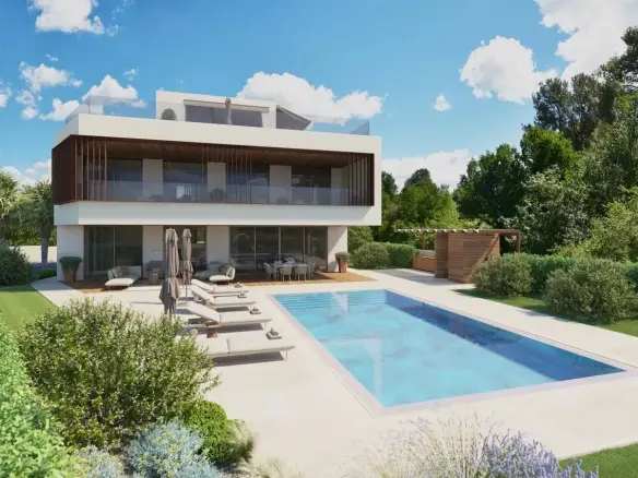 Elegant new coastal villa with panoramic sea views in prime location of Rovinj
