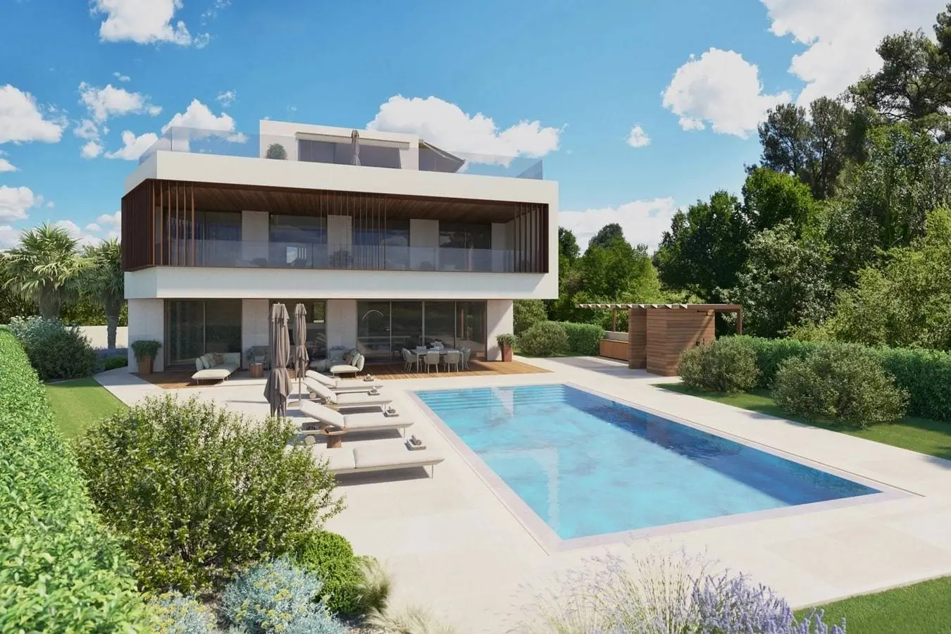Elegant new coastal villa with panoramic sea views in prime location of Rovinj