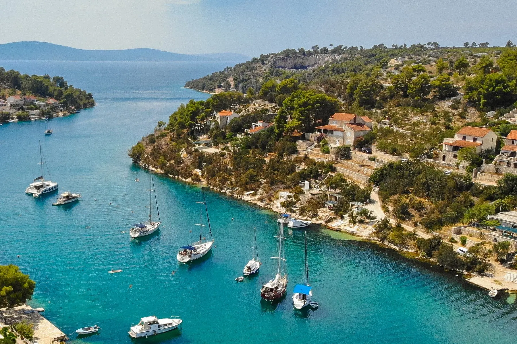 Seafront building plot on Brač