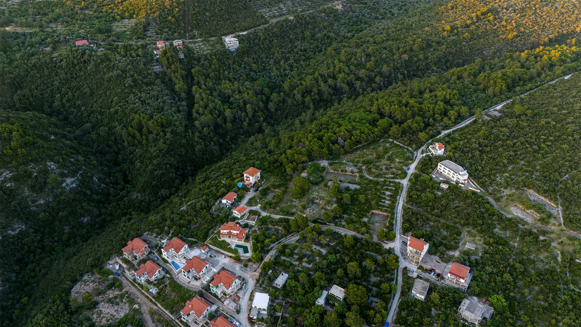 Urbanized land with a sea view for sale