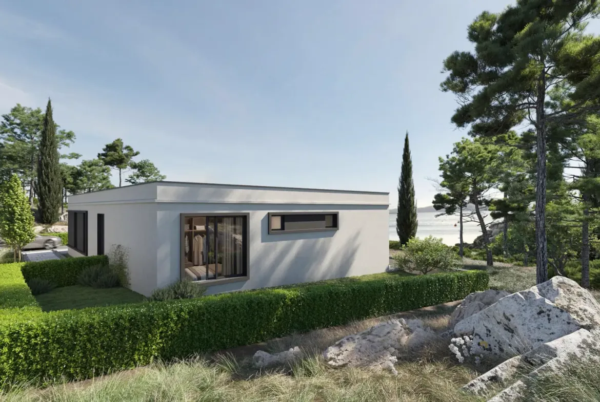 Modern villa with pool and sea view, Krimovica, Kotor