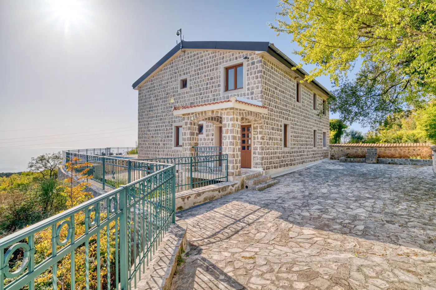 Authentic stone villa with panoramic sea view, Petrovac, Budva