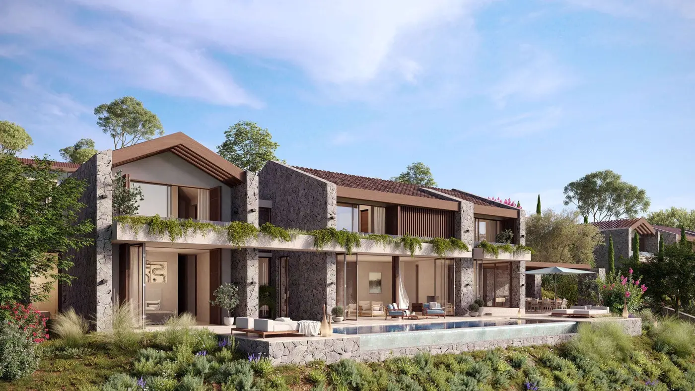 Luxury three bedroom villa on golf course, Lustica Bay