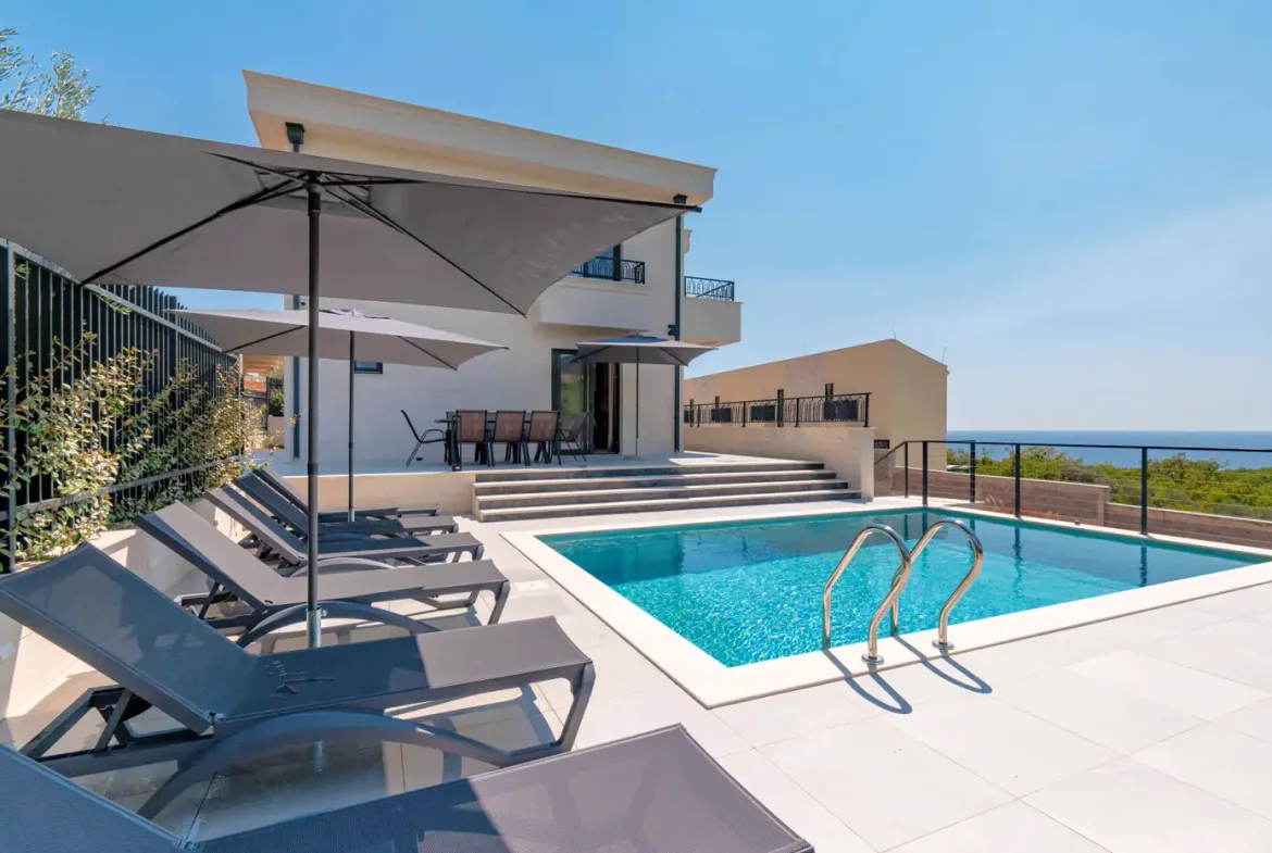 New contemporary villa in Mediterranean style, Reževići, Budva