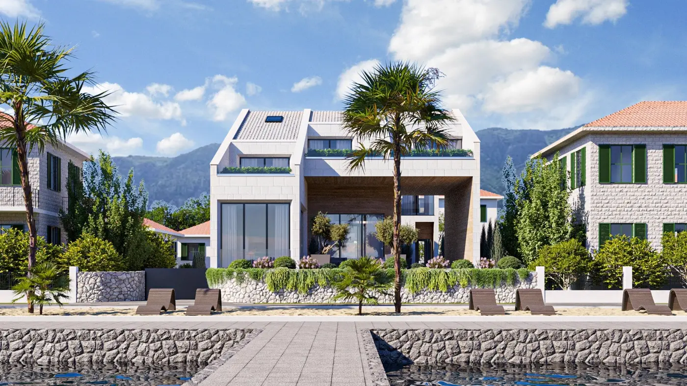 Luxury villa on the first line of Donja Lastva, Tivat