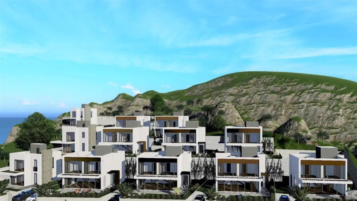 Modern villas in a new luxury settlement near the Portonovi resort, Herceg Novi
