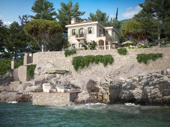 Villa Magnolia on the first line to the sea within the complex Ribarsko selo, Herceg Novi