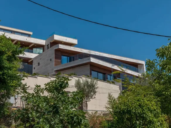 Exclusive contemporary villa with sea view, Maritsi, Tivat