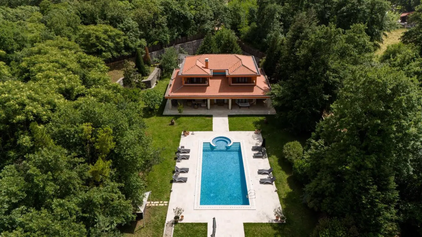 Luxury family villa with swimming pool and landscaped plot, Podgorica