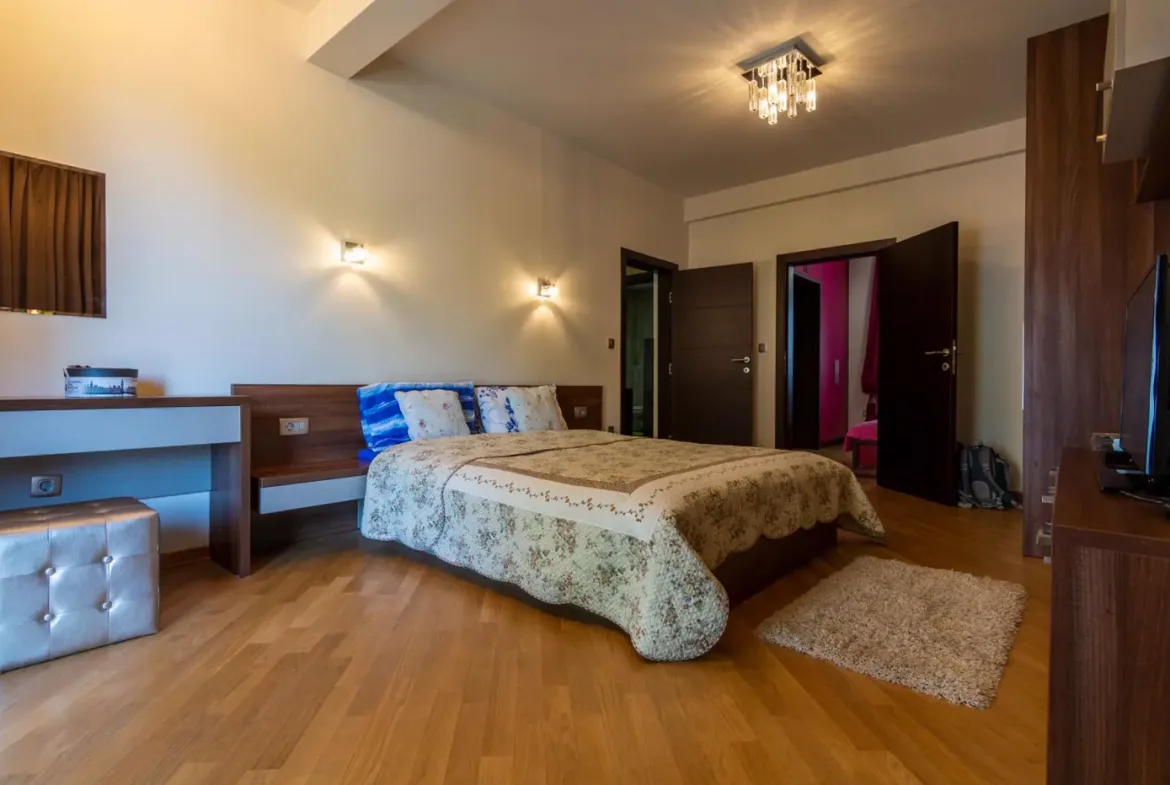 Modern villa with pool and partial sea view, Bonići, Tivat