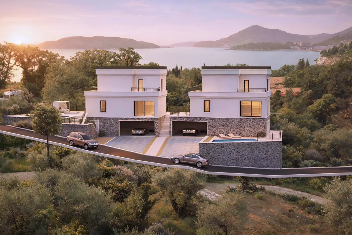 Villa complex near the sea, Kamenovo