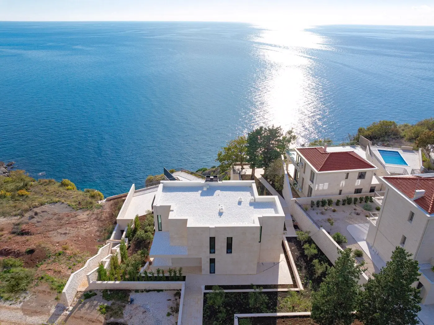 Villa on the cliff, Skočiđevojka, Budva