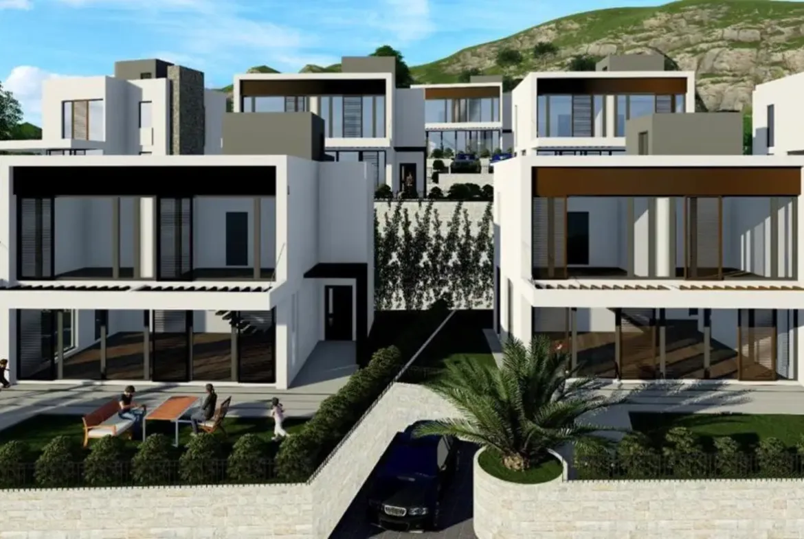 Modern villas in a new luxury settlement near the Portonovi resort, Herceg Novi