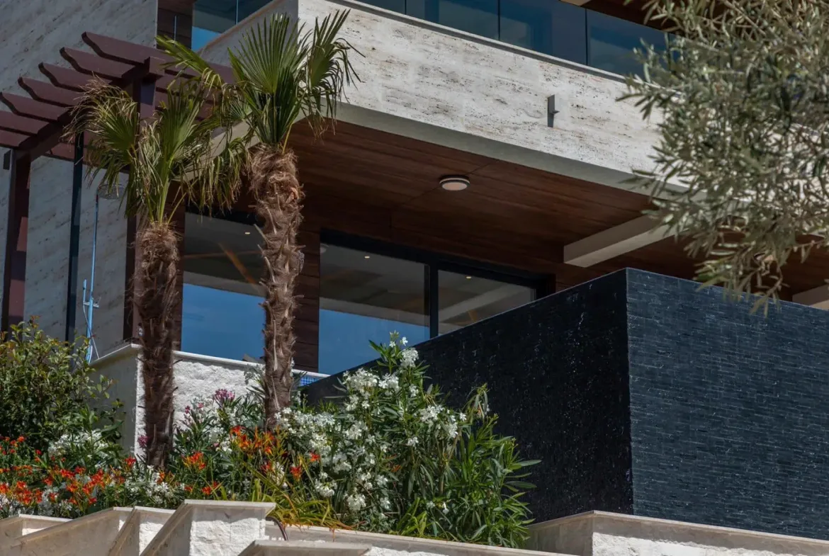 Exclusive contemporary villa with panoramic sea view, Marići, Tivat