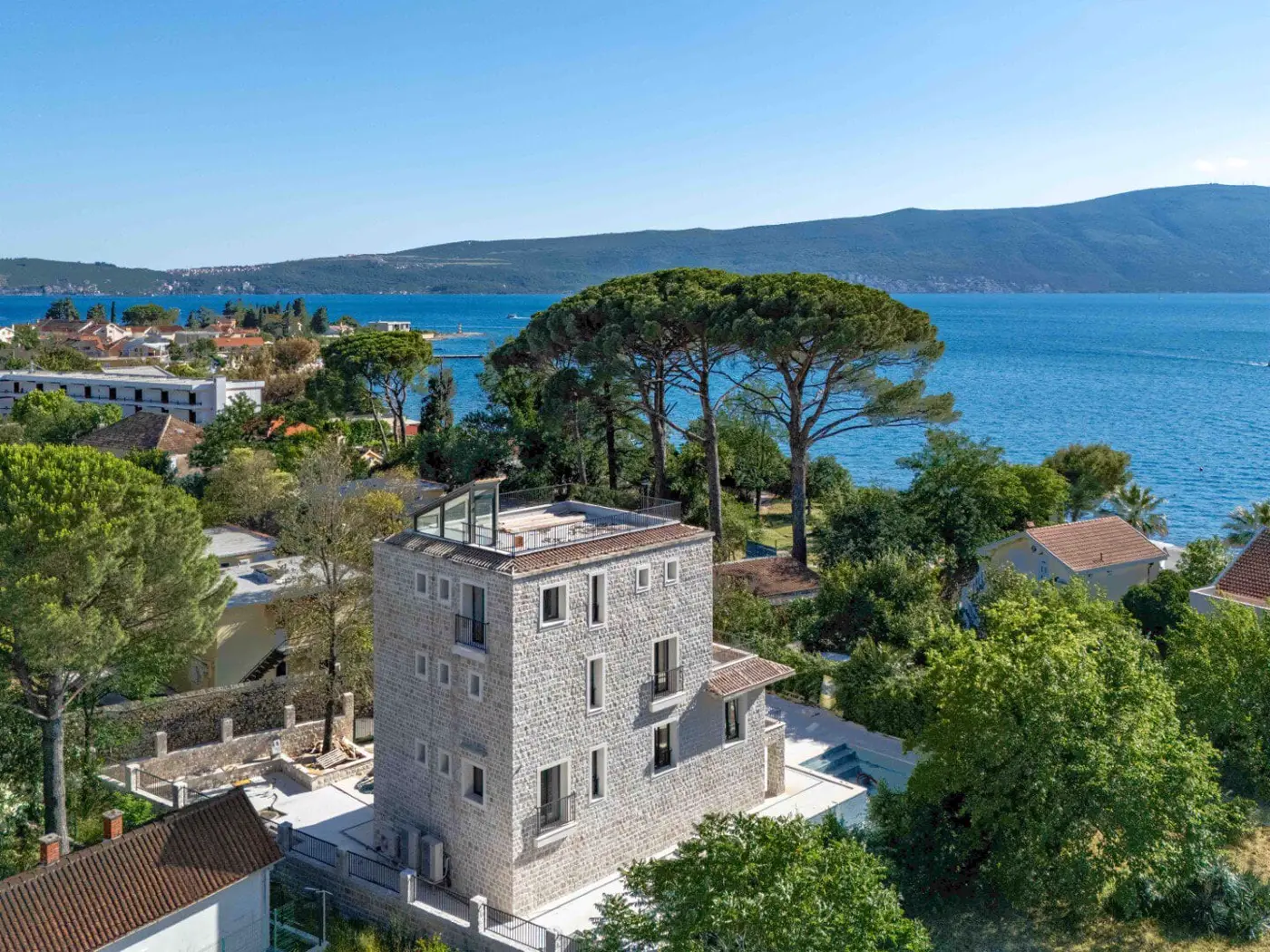 02-9 Stone villa in the second row to the sea, Donja Lastva
