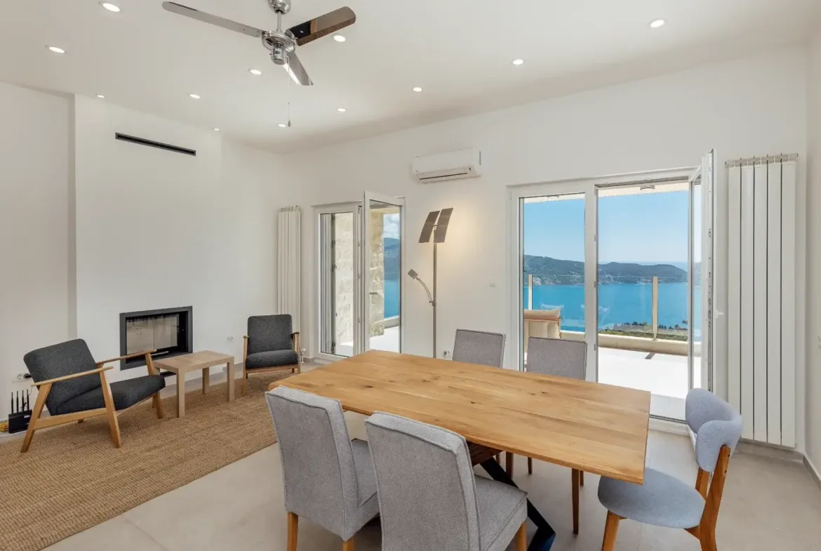 Luxury villa with pool and panoramic sea view, Podi, Herceg Novi