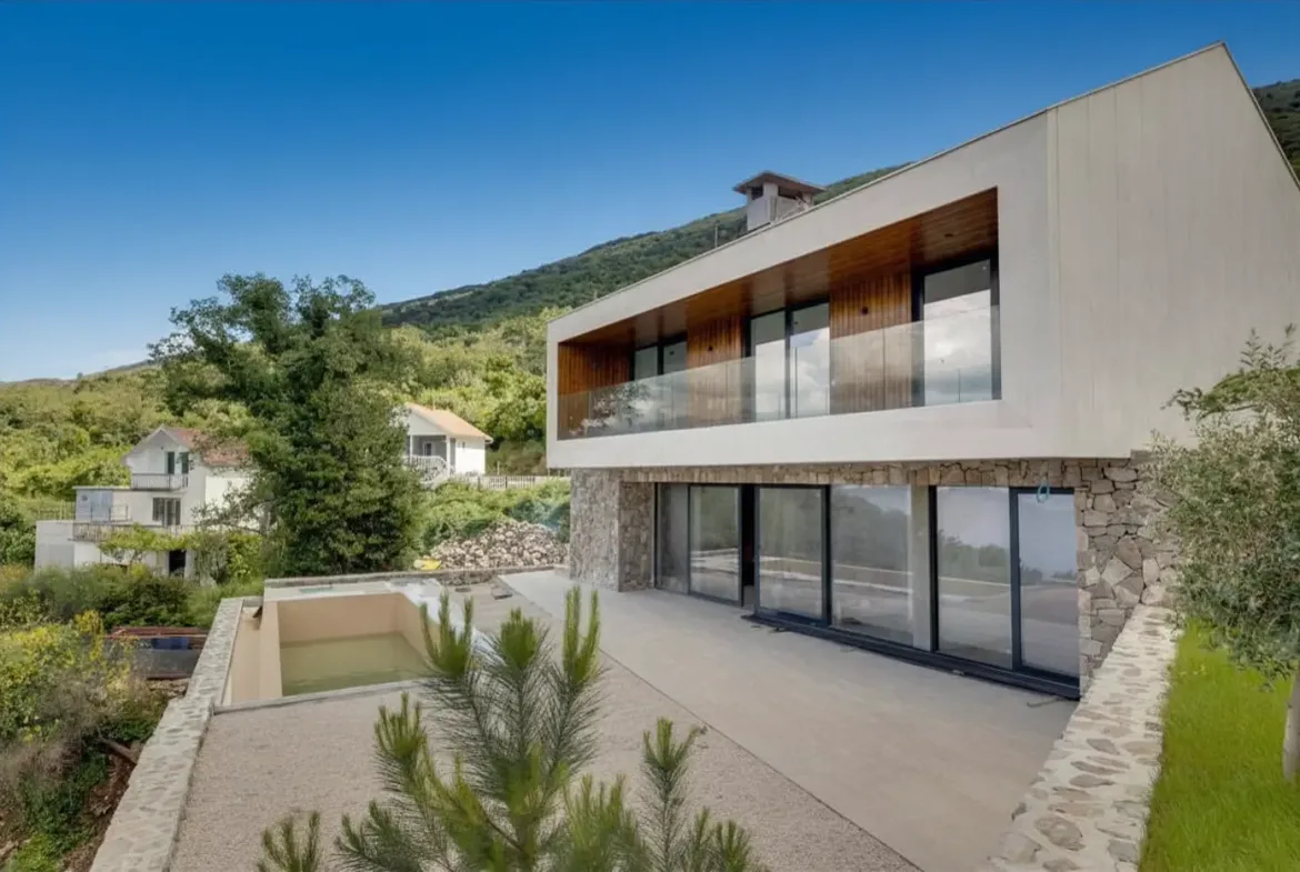 Two modern villas with panoramic sea views, Zabrdje, Herceg Novi