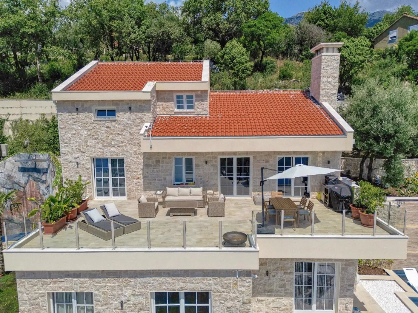 03-13 New villa with pool and panoramic sea view, Podi, Herceg Novi
