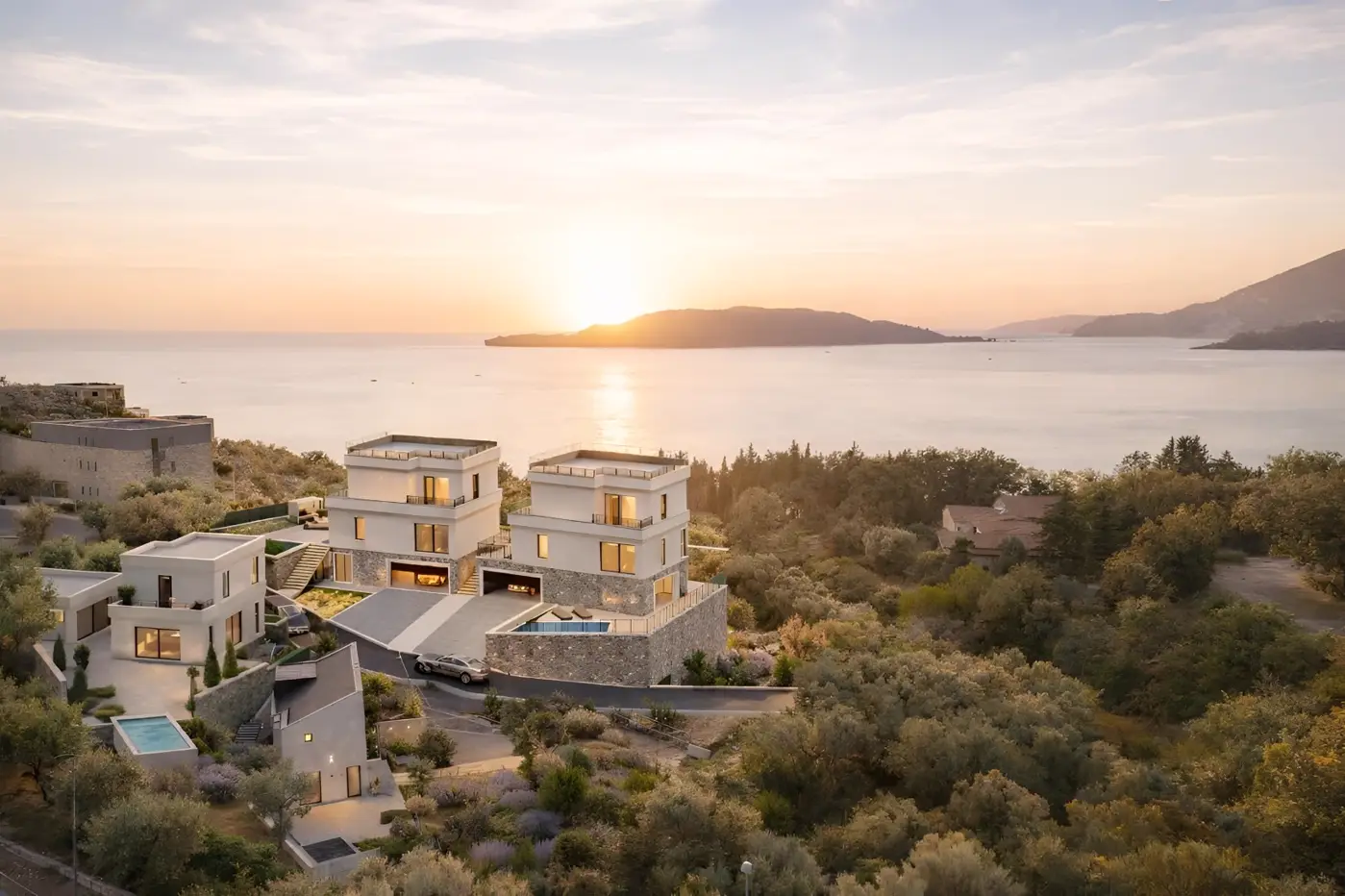 Villa complex near the sea, Kamenovo