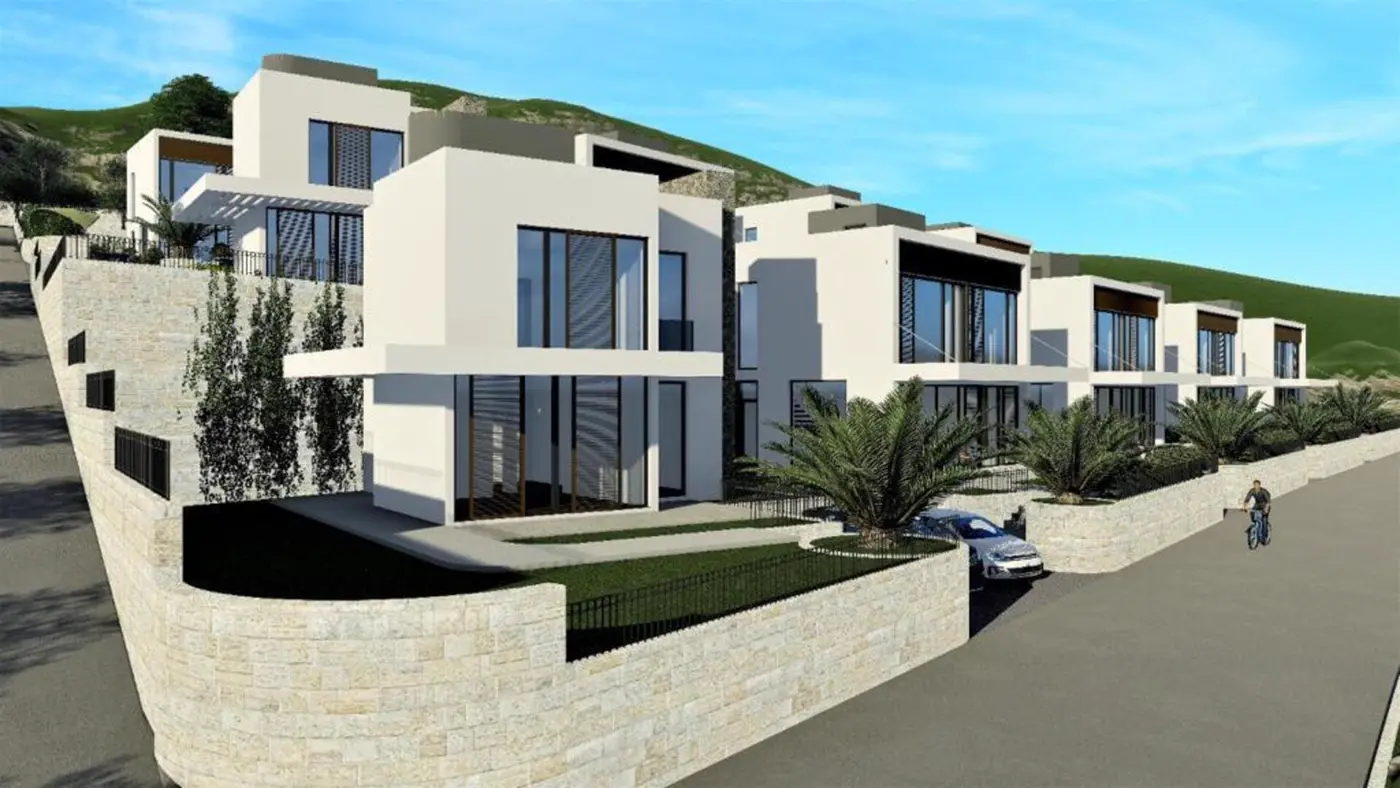 Modern villas in a new luxury settlement near the Portonovi resort, Herceg Novi