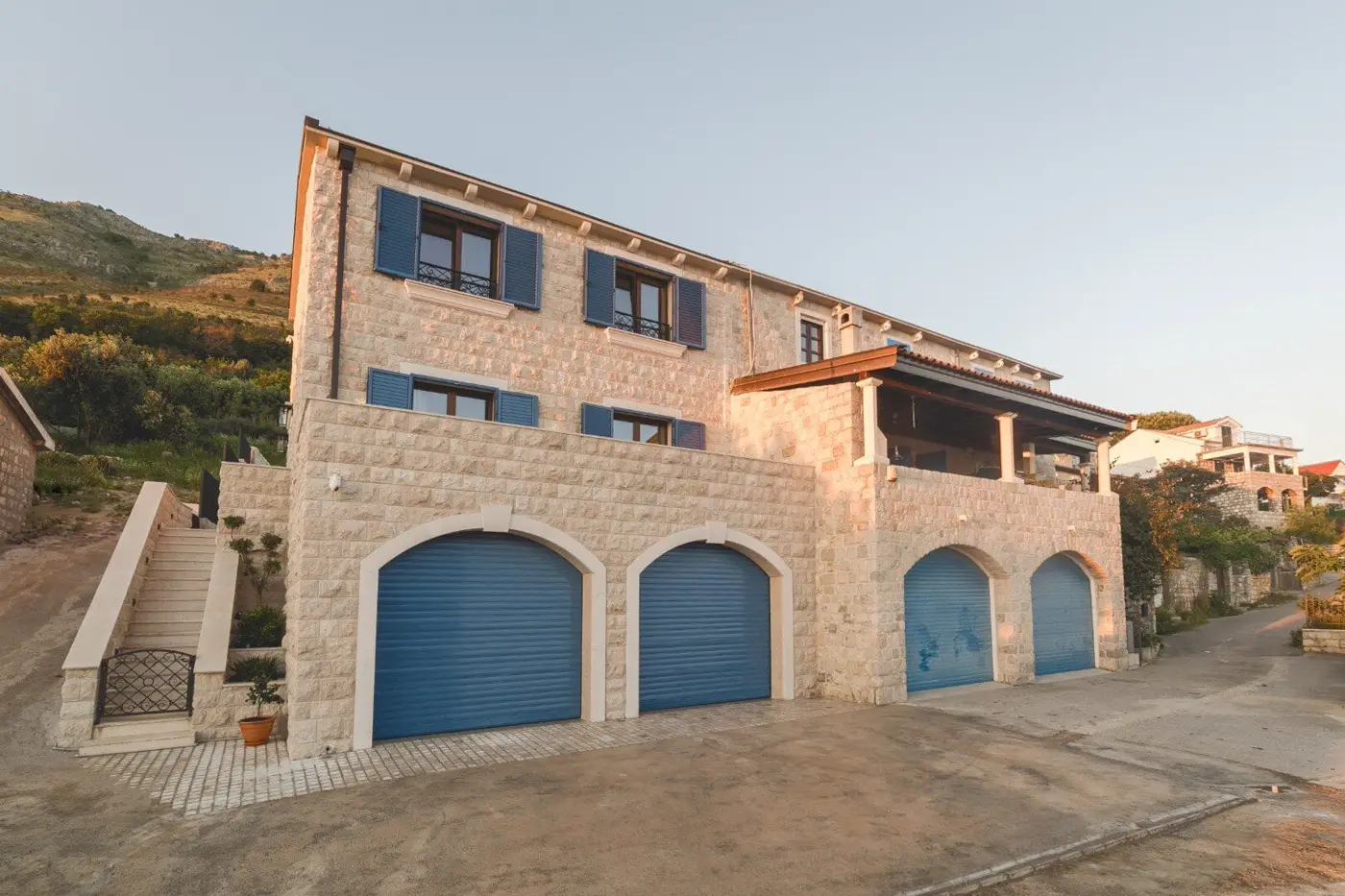 Stone villa with swimming pool, Reževići, Budva