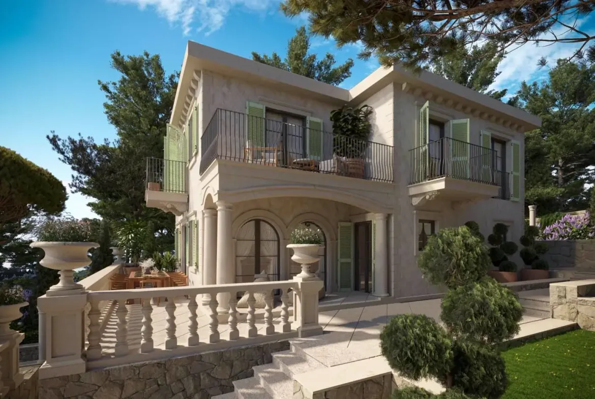 Villa Magnolia on the first line to the sea within the complex Ribarsko selo, Herceg Novi