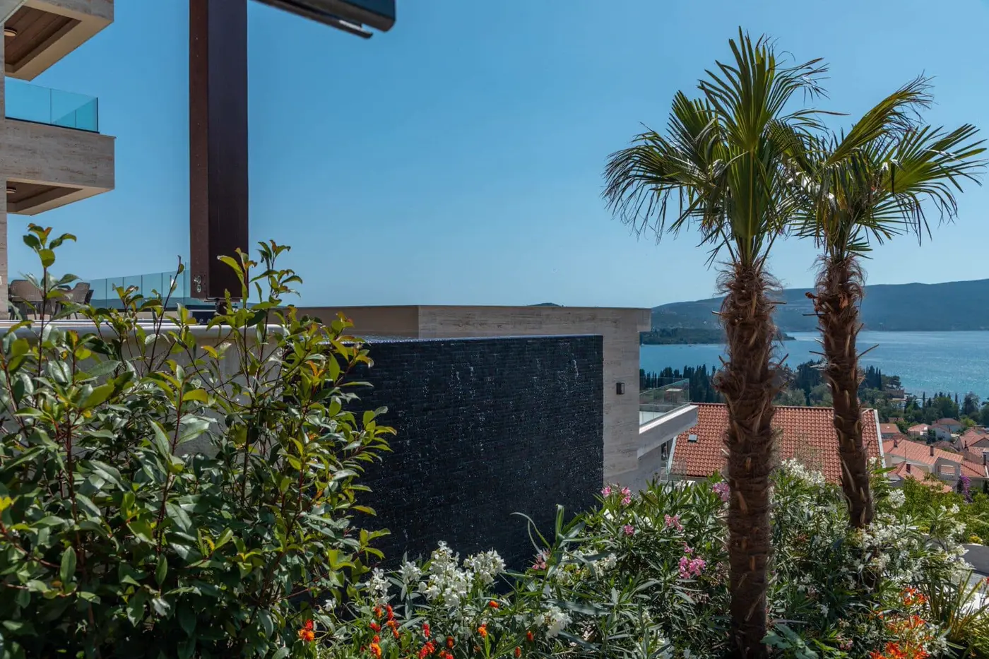Exclusive contemporary villa with panoramic sea view, Marići, Tivat