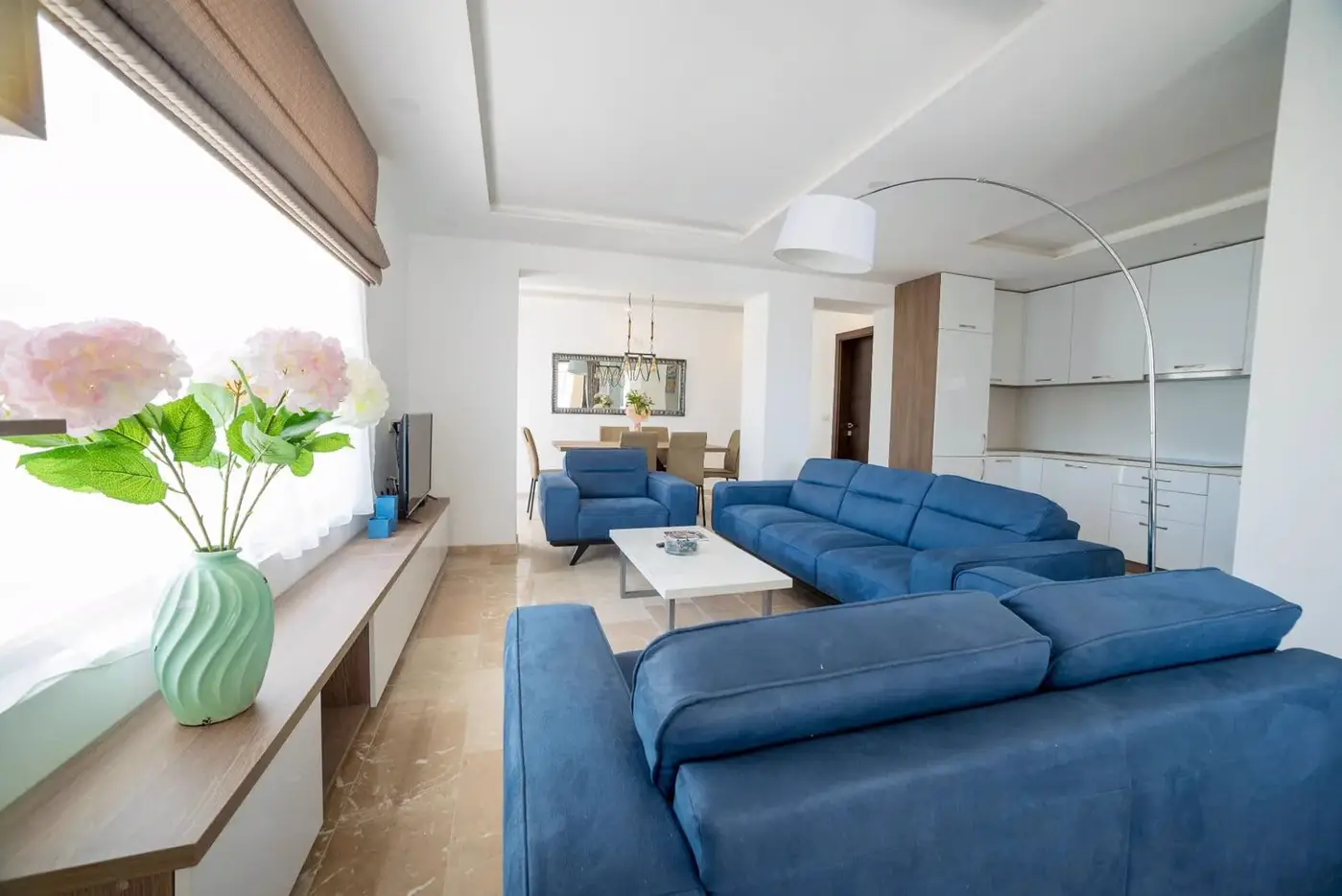 New three-room villa with pool, Becici, Budva
