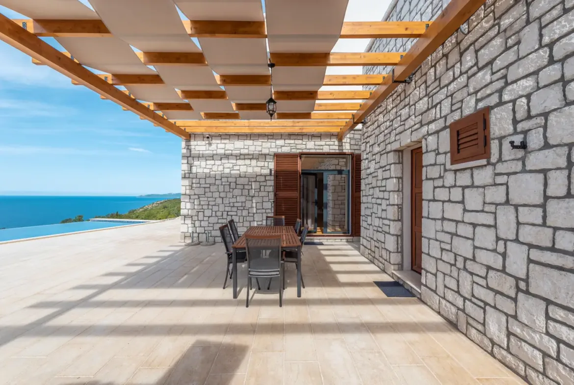 New villa with pool, Drobni Pijesak, Budva