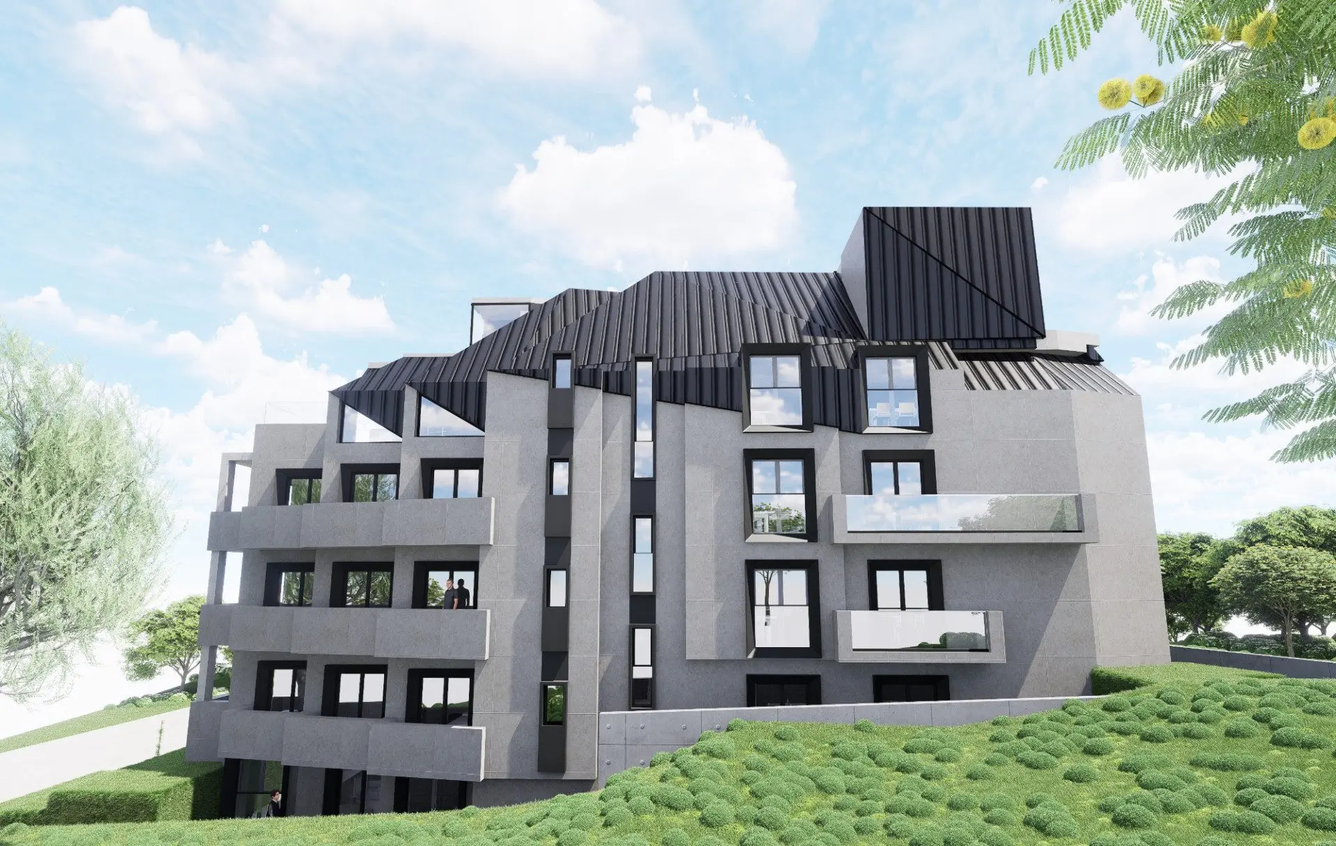 Two-bedroom apartment in a new boutique building, perfect location in Lozenets for sale